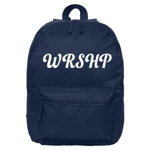 WRSHP Christian Worship Shortened Word 16 in Basic Backpack