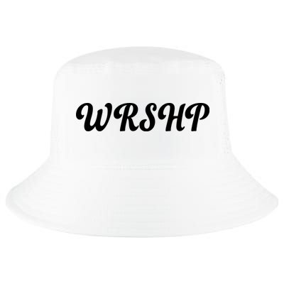 WRSHP Christian Worship Shortened Word Cool Comfort Performance Bucket Hat
