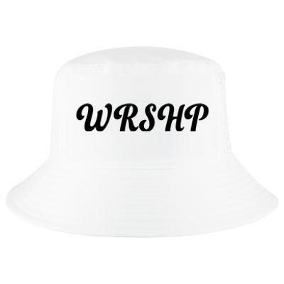 WRSHP Christian Worship Shortened Word Cool Comfort Performance Bucket Hat