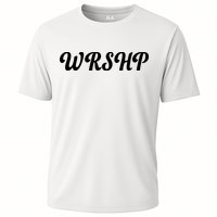 WRSHP Christian Worship Shortened Word Cooling Performance Crew T-Shirt