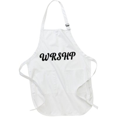 WRSHP Christian Worship Shortened Word Apron