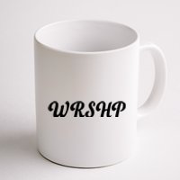 WRSHP Christian Worship Shortened Word Coffee Mug