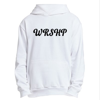 WRSHP Christian Worship Shortened Word Urban Pullover Hoodie