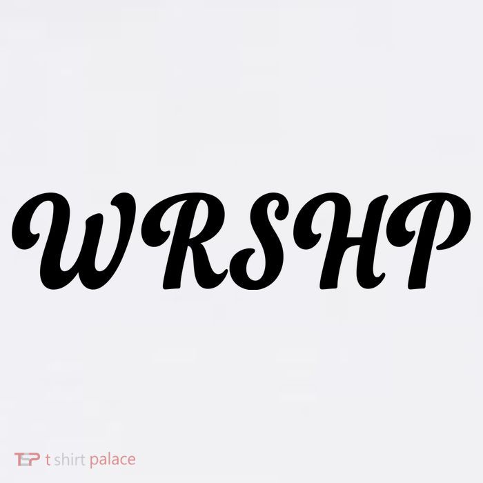 WRSHP Christian Worship Shortened Word Premium T-Shirt