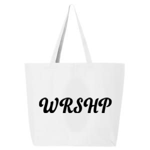 WRSHP Christian Worship Shortened Word 25L Jumbo Tote