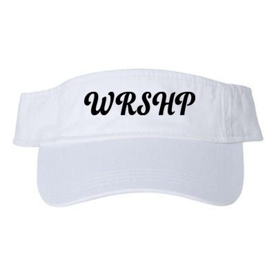 WRSHP Christian Worship Shortened Word Visor