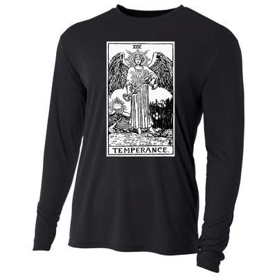 Witch Craft Wiccan Card Witchy Gothic Scary Halloween Gifts Cooling Performance Long Sleeve Crew