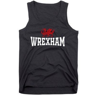 Wrexham City Wales Red Dragon Wrecsam Cymru County Of Wales Tank Top