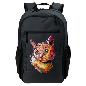 Watercolor Cat Daily Commute Backpack