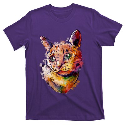 Watercolor Cat T-Shirt