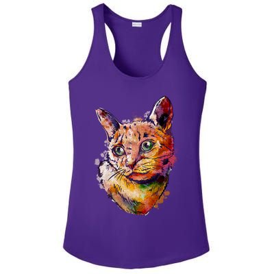 Watercolor Cat Ladies PosiCharge Competitor Racerback Tank