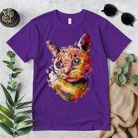 Watercolor Cat Premium T-Shirt