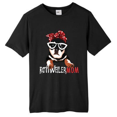 Womens Cute Womens Rottweiler Mom Gift Rottie Mom Tall Fusion ChromaSoft Performance T-Shirt