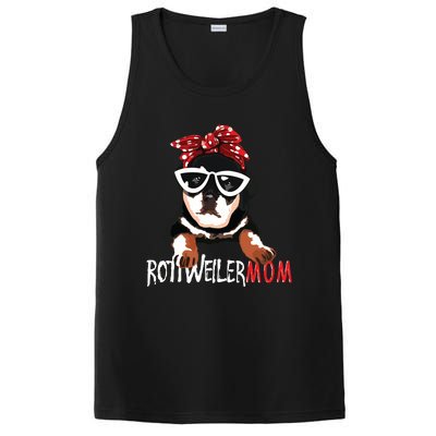 Womens Cute Womens Rottweiler Mom Gift Rottie Mom PosiCharge Competitor Tank