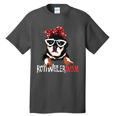 Womens Cute Womens Rottweiler Mom Gift Rottie Mom Tall T-Shirt