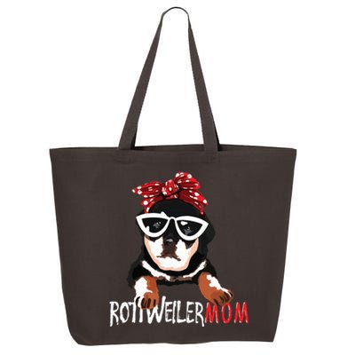 Womens Cute Womens Rottweiler Mom Gift Rottie Mom 25L Jumbo Tote