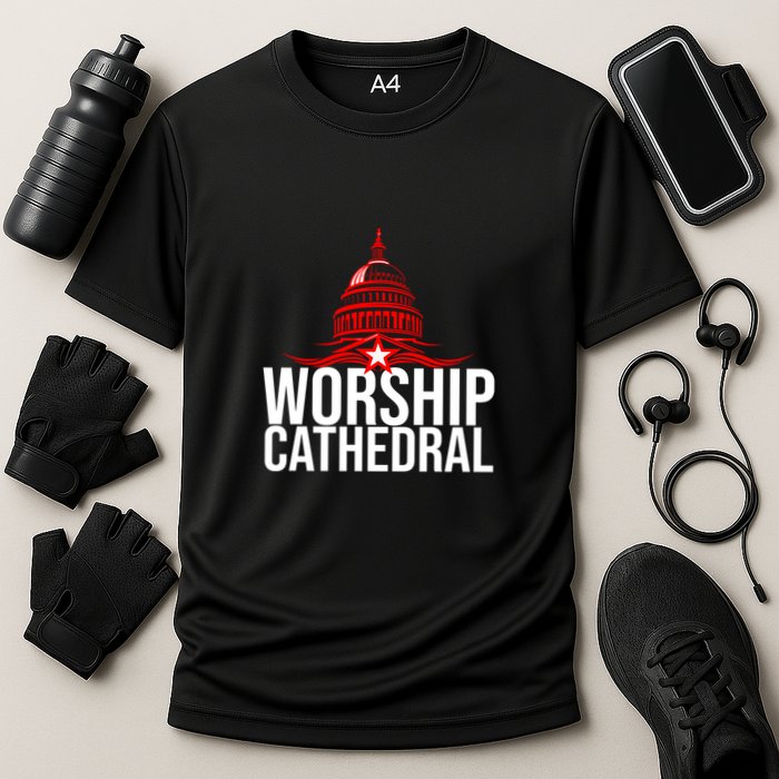 Worship Cathedral Cooling Performance Crew T-Shirt