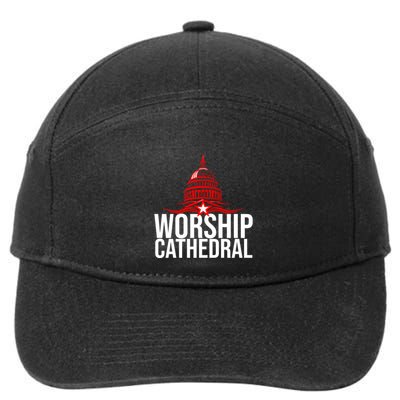 Worship Cathedral 7-Panel Snapback Hat