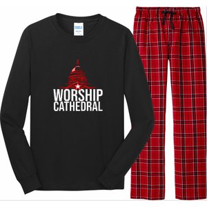 Worship Cathedral Long Sleeve Pajama Set