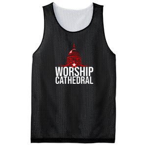 Worship Cathedral Mesh Reversible Basketball Jersey Tank