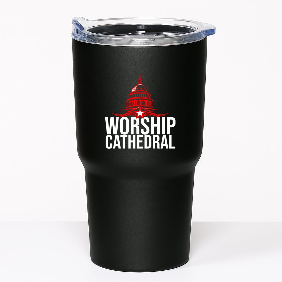 Worship Cathedral Tumbler