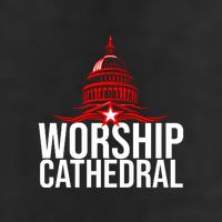 Worship Cathedral Golf Towel