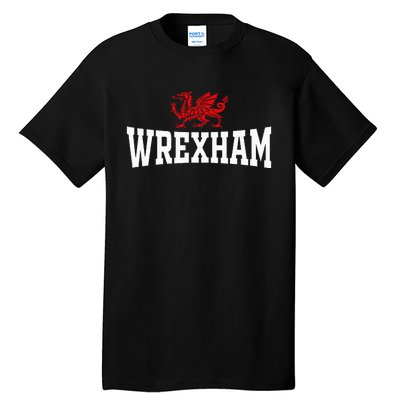 Wrexham City Wales Red Dragon Wrecsam Cymru County Of Wales Tall T-Shirt