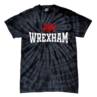 Wrexham City Wales Red Dragon Wrecsam Cymru County Of Wales Tie-Dye T-Shirt