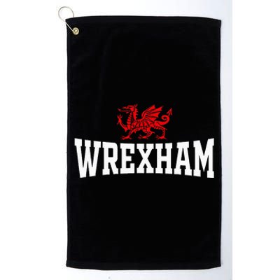 Wrexham City Wales Red Dragon Wrecsam Cymru County Of Wales Platinum Collection Golf Towel