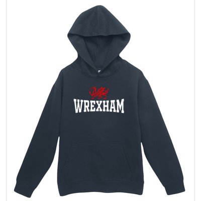 Wrexham City Wales Red Dragon Wrecsam Cymru County Of Wales Urban Pullover Hoodie