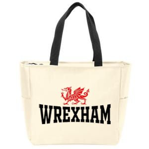 Wrexham City Wales Red Dragon Wrecsam Cymru County Of Wales Zip Tote Bag