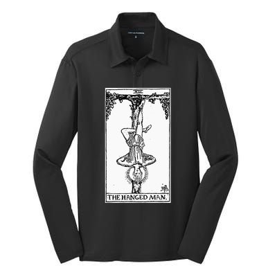 Witch Craft Wiccan Card Witchy Gothic Scary Halloween Gifts Silk Touch Performance Long Sleeve Polo