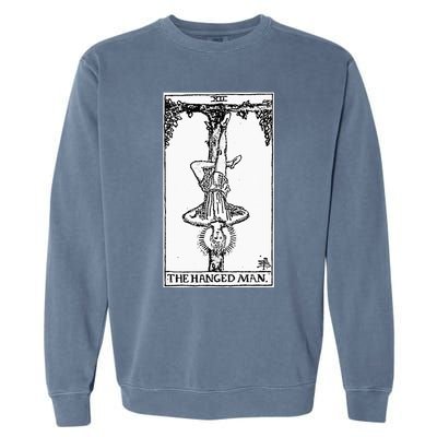 Witch Craft Wiccan Card Witchy Gothic Scary Halloween Gifts Garment-Dyed Sweatshirt