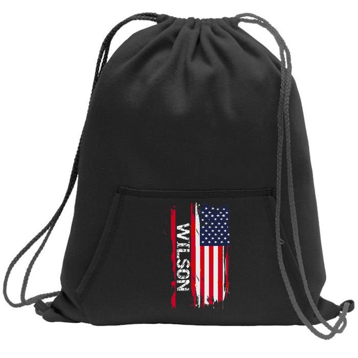 Wilson City Sweatshirt Cinch Pack Bag