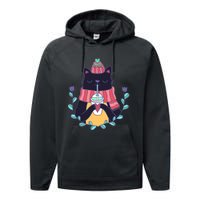 Winter Cat Performance Fleece Hoodie