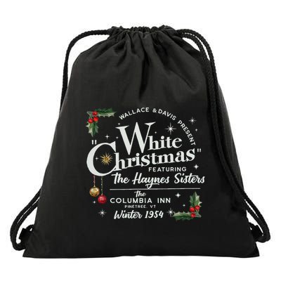 white christmas wallace and davis haynes sister Drawstring Bag