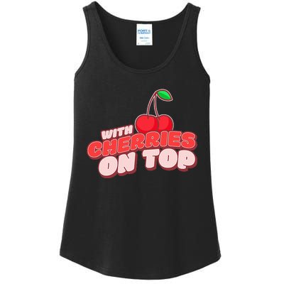 With Cherries Ladies Essential Tank