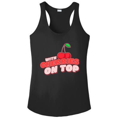 With Cherries Ladies PosiCharge Competitor Racerback Tank