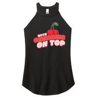 With Cherries Women’s Perfect Tri Rocker Tank