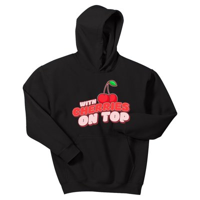 With Cherries Kids Hoodie