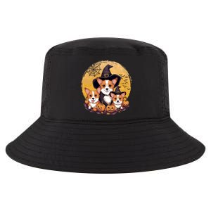 Welsh Corgi Witch HowlOWeen Pawsome Pumpkin Halloween Gift Cool Comfort Performance Bucket Hat