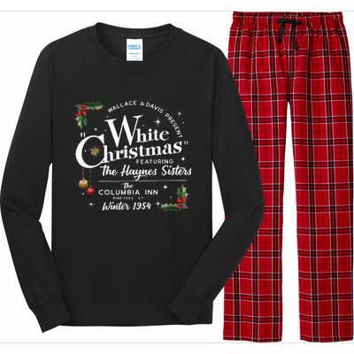 White Christmas Wallace And Davis Haynes Sister Long Sleeve Pajama Set