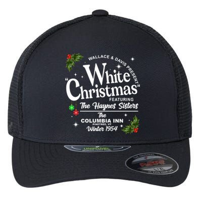 White Christmas Wallace And Davis Haynes Sister Flexfit Unipanel Trucker Cap