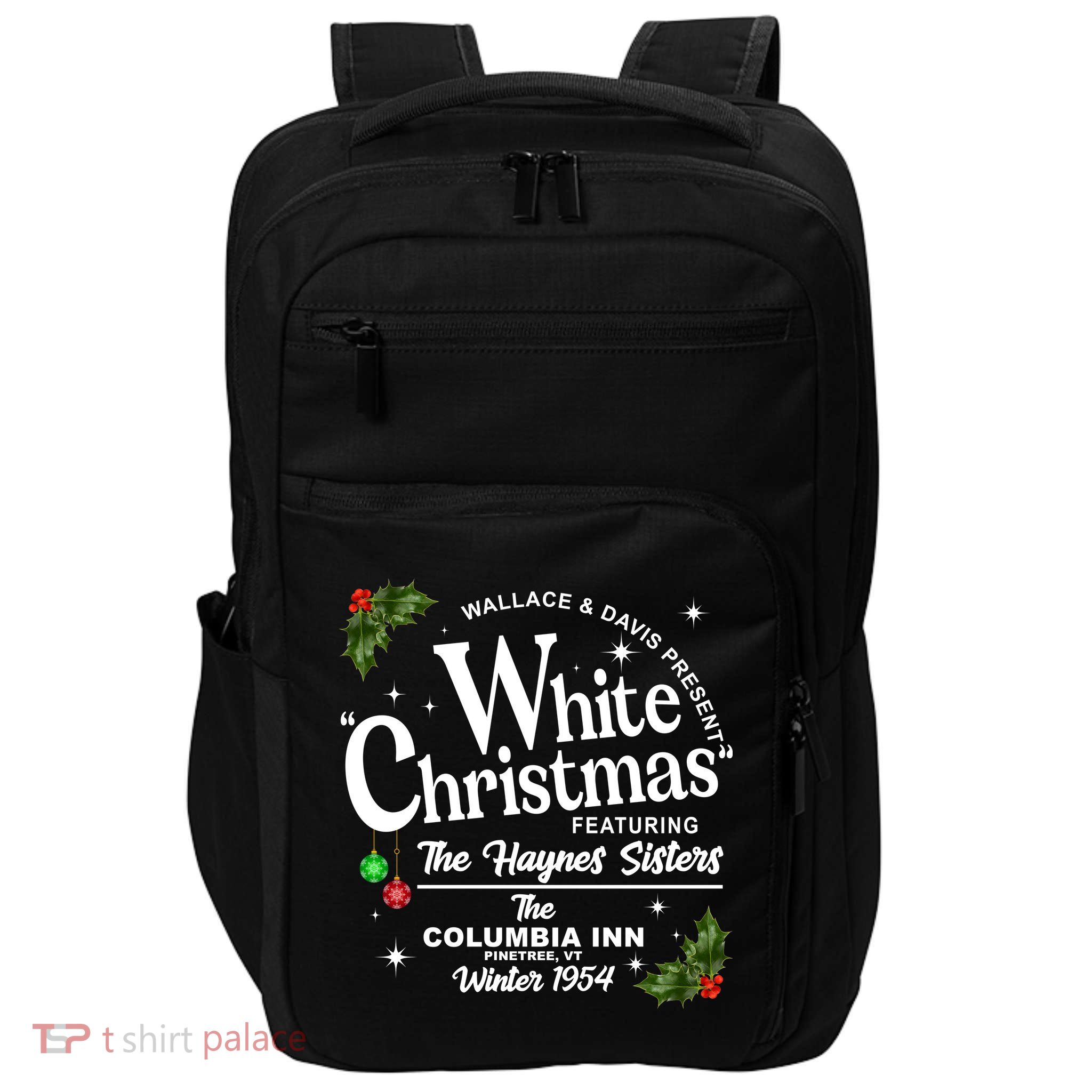 White Christmas Wallace And Davis Haynes Sister Impact Tech Backpack