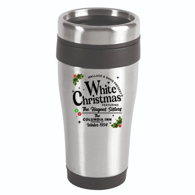 White Christmas Wallace And Davis Haynes Sister 16oz Travel Tumbler