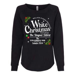 White Christmas Wallace And Davis Haynes Sister Womens California Wash Sweatshirt