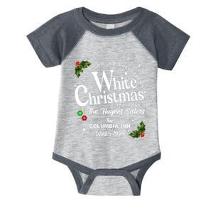 White Christmas Wallace And Davis Haynes Sister Infant Baby Jersey Bodysuit