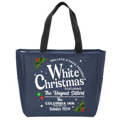 White Christmas Wallace And Davis Haynes Sister Zip Tote Bag