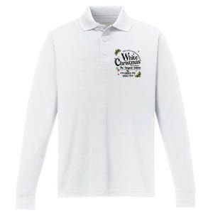 White Christmas Wallace And Davis Haynes Sister Performance Long Sleeve Polo