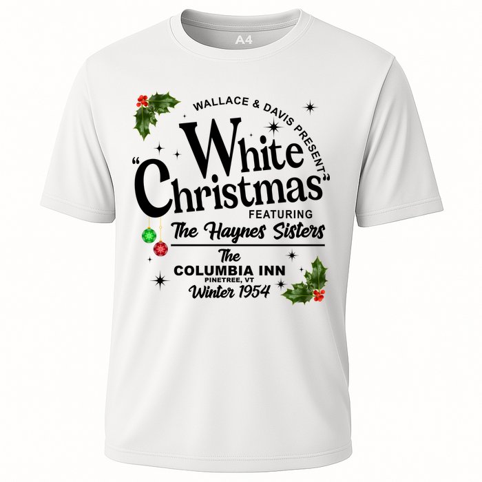 White Christmas Wallace And Davis Haynes Sister Cooling Performance Crew T-Shirt